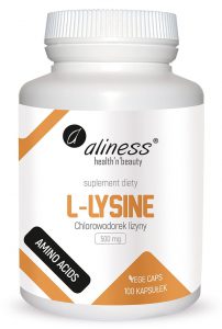 L-Lysine (chlorowodorek) 500 mg x 100 Vege caps.